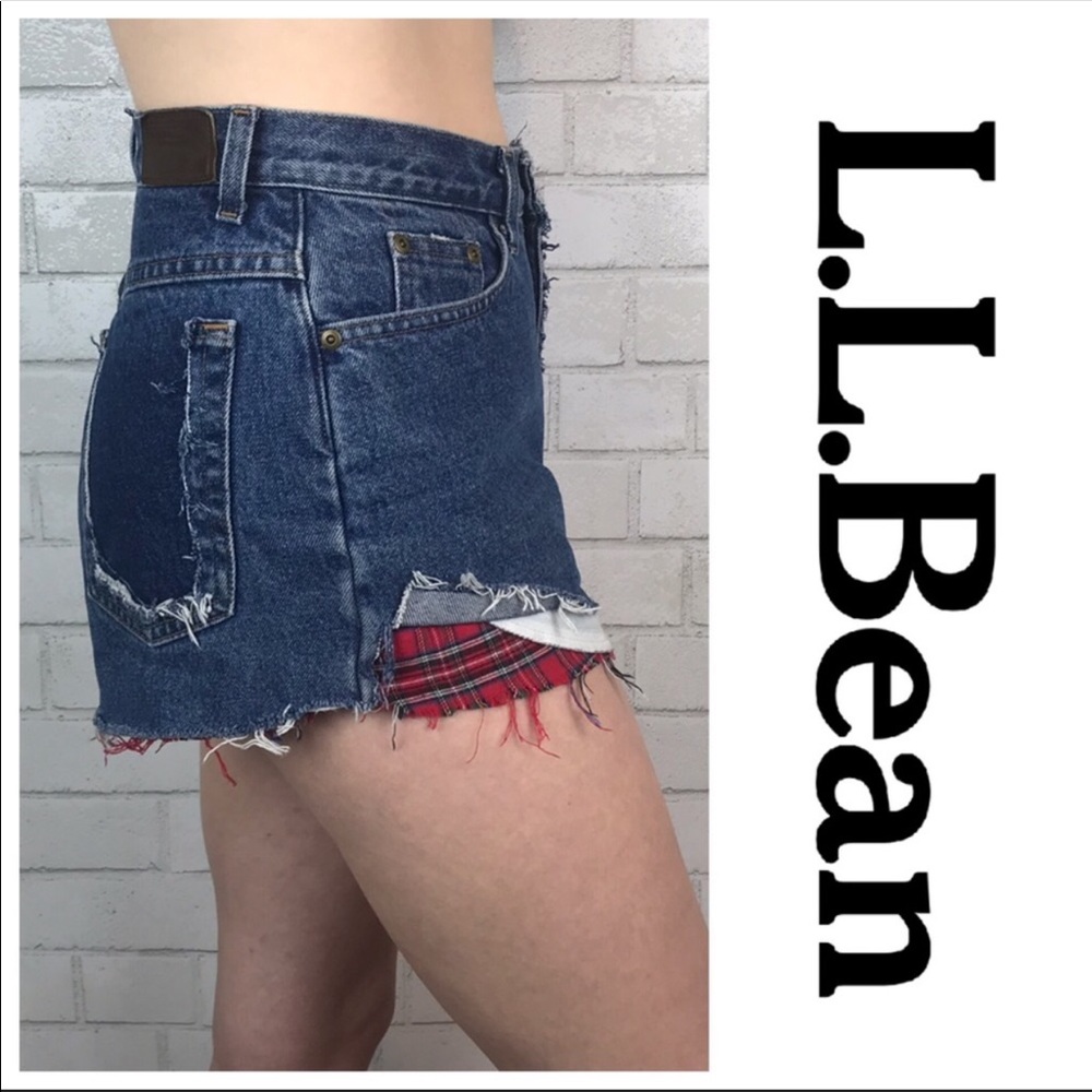 Vintage L.L. Bean Mom Shorts Cut Offs Size 8 - L05